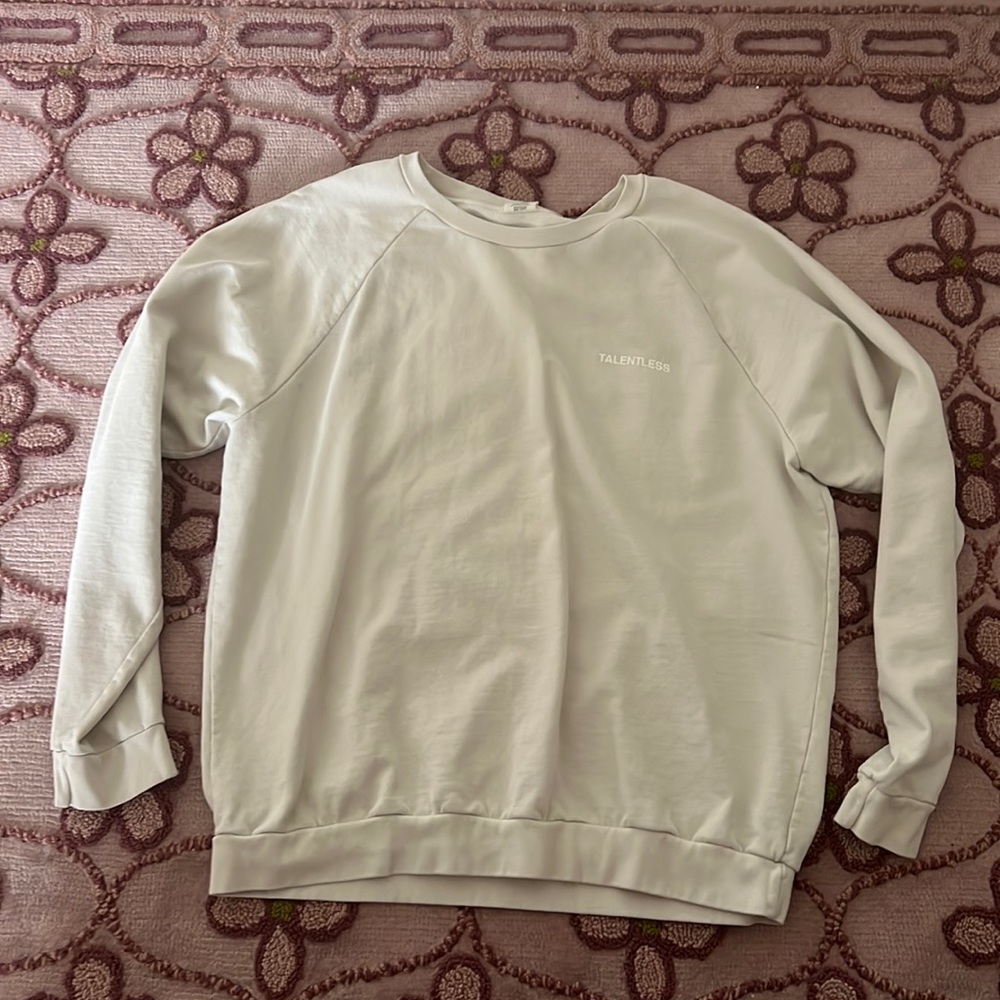 Talentless crewneck sweatshirt in color Bone (no longer sold on website)